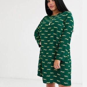 Tiger Shift Dress / Glamorous brand via ASOS